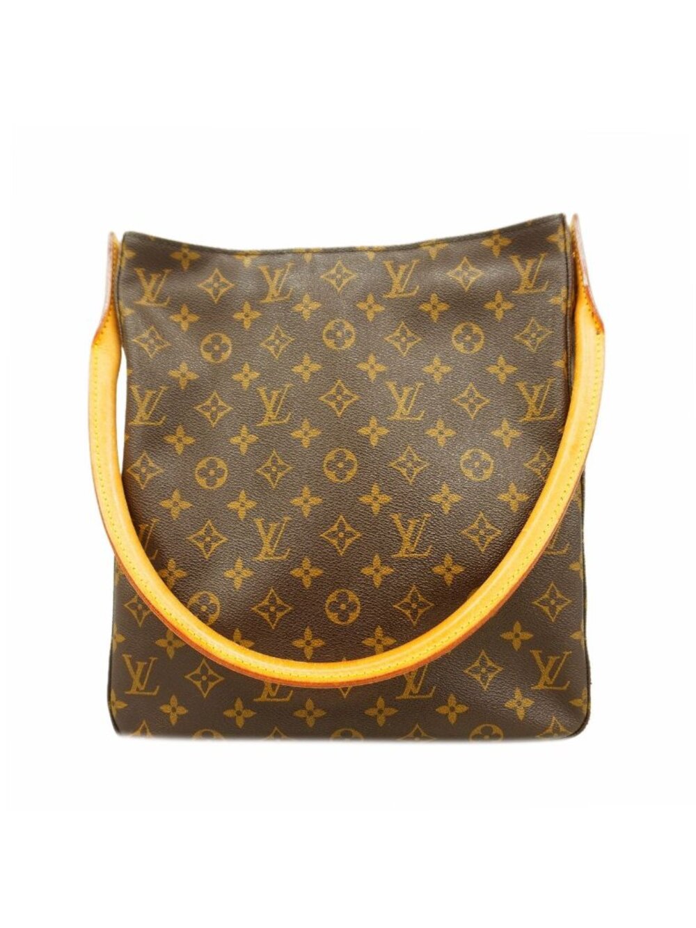 Louis Vuitton Shoulder Bag Monogram Looping GM Brown